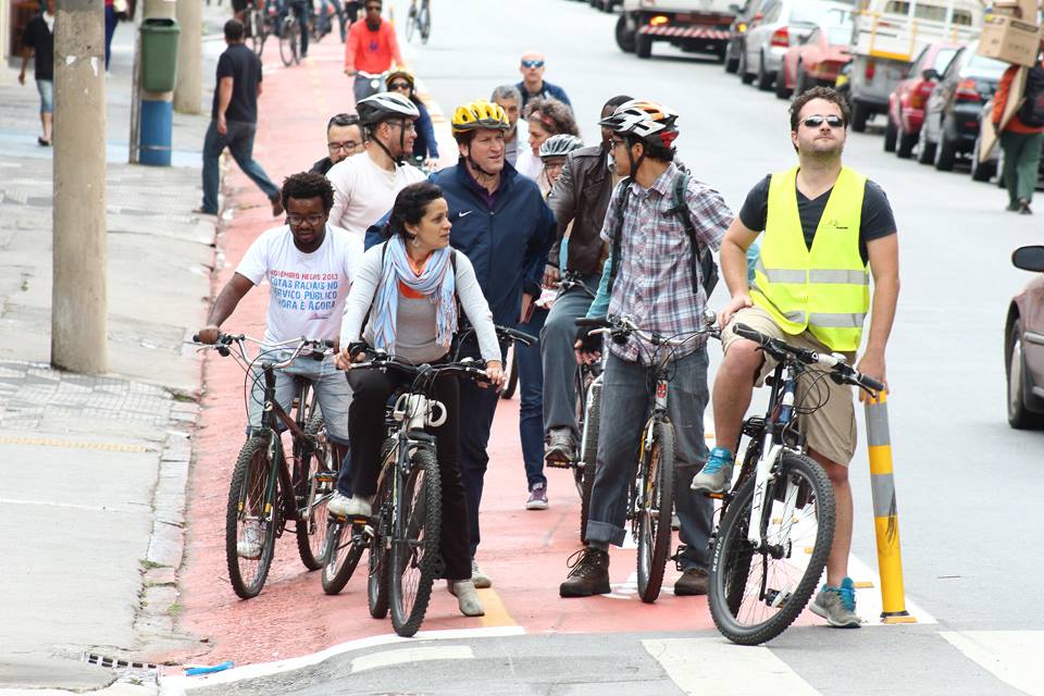 Ciclovia na região da Barra Funda/Foto: Alex Gomes 