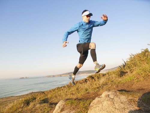 Corrida na montanha altitudes