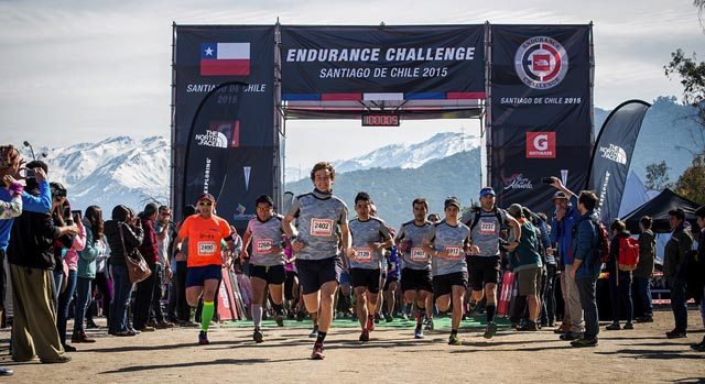 largada de corrida no Chile america latina