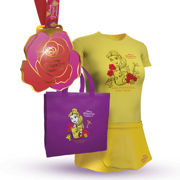 Kit corrida princesa magical run