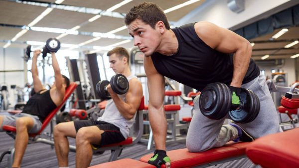 Treino de musculação